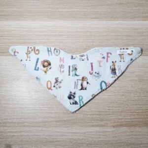 bavoir bandana Lettres