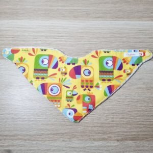 bavoir bandana perroquets