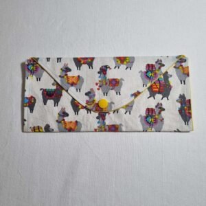 Pochette chéquier Lamas