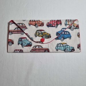 Pochette chéquier voitures