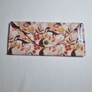 Pochette chéquier loutres