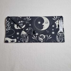 Pochette chéquier witch