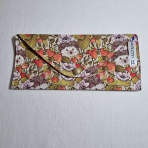 Pochette chéquier hérissons
