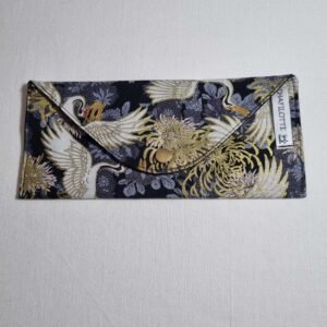 Pochette chéquier grues