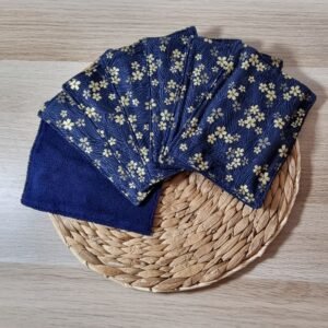 Semainier visage fleurs brillantes
