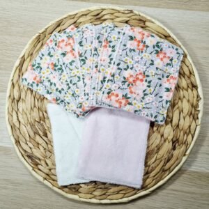 10 lingettes Fleurs