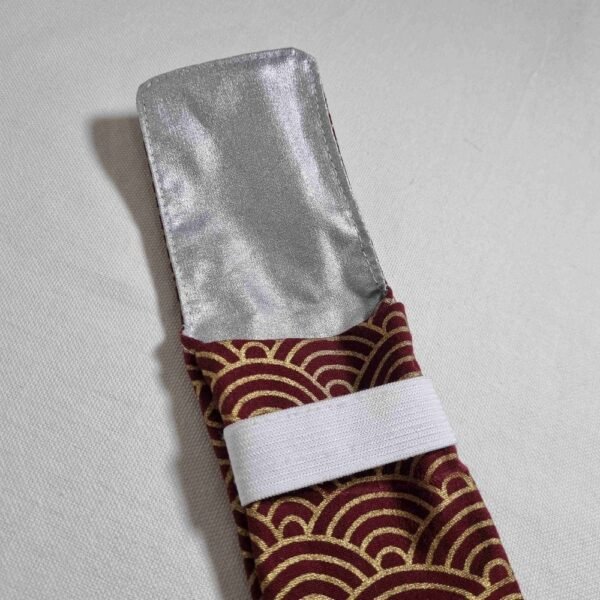 Pochette brosse à dents evantail rouge – Image 2