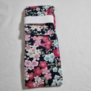 Pochette brosse à dents fleurs