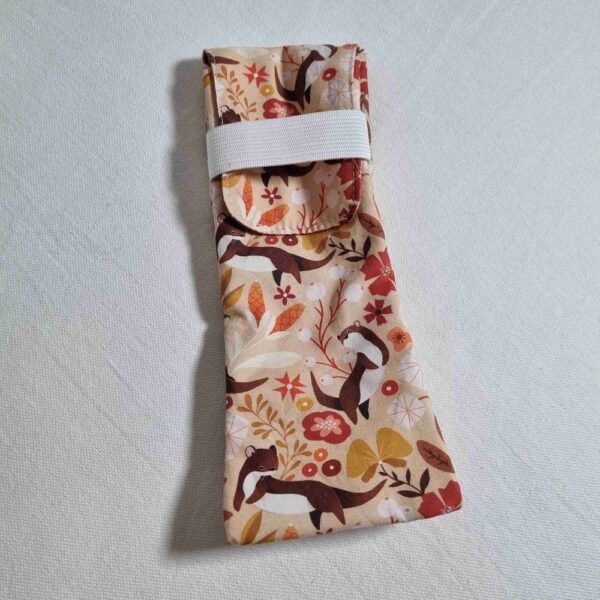 Pochette brosse à dents loutre