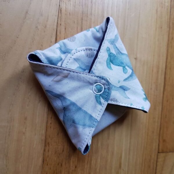 serviette hygiénique lavable baleines – Image 2