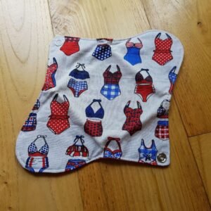 serviette hygiénique lavable bikinis retro