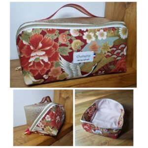 chouchou coton  papillons luna