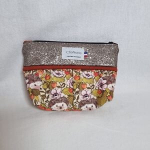 Pochette bicolore   herisson