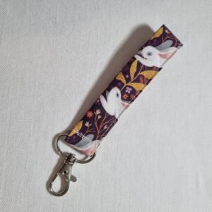 Porte clé dragonne petite lapin