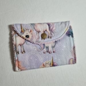 Pochette à savon licorne