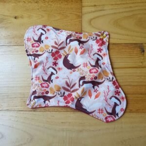 serviette hygiénique lavable loutres