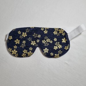 masque de nuit fleurs brillantes