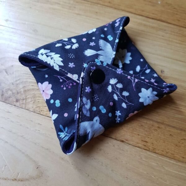 serviette hygiénique lavable oiseaux de nuit – Image 2