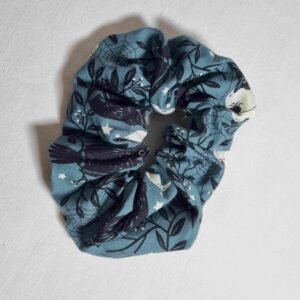chouchou coton fleurs owls
