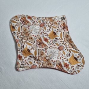 serviette hygiénique lavable papillons luna