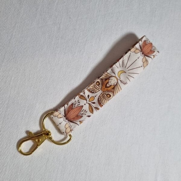 Porte clé dragonne petite papillon luna