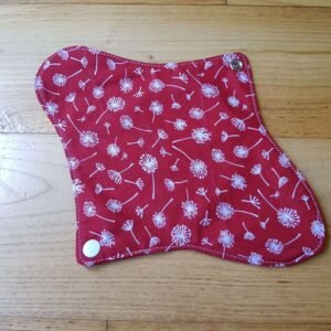 serviette hygiénique lavable pissenlits