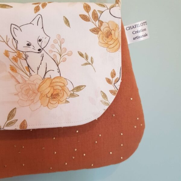 sac bandoulière enfant renard – Image 2
