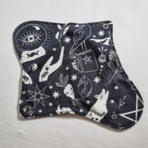 serviette hygiénique lavable witch