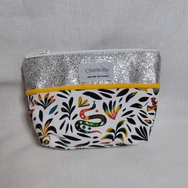 Pochette bicolore witch brillant