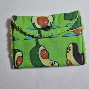 Pochette à savon yoga avocado