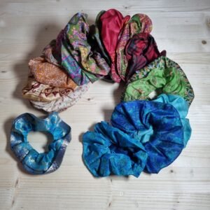 chouchou coton  papillons luna