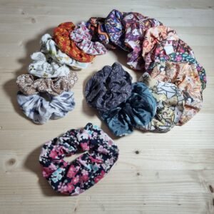 chouchou coton  papillons luna