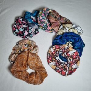 chouchou coton  papillons luna