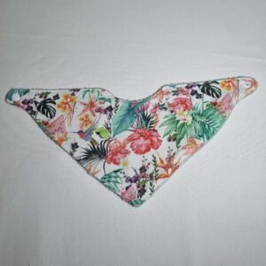 bavoir bandana tropique