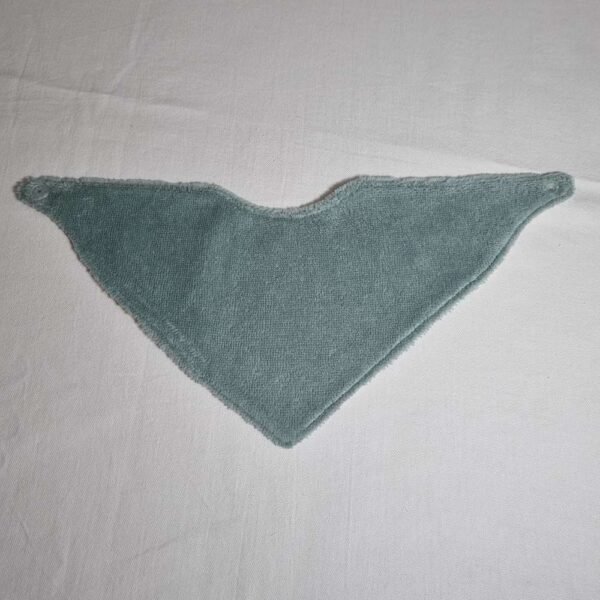 bavoir bandana oiseau libre vert d'eau – Image 2