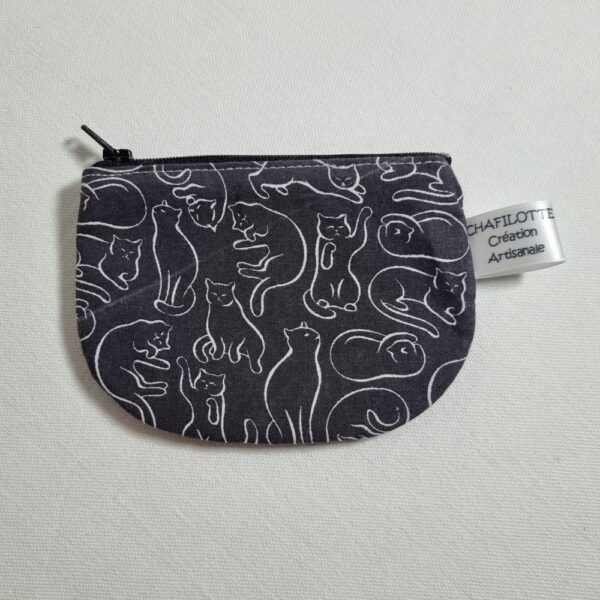 porte monnaie black cat