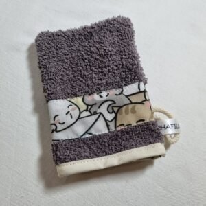 Gant d'apprentissage chat greige