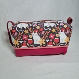 Trousse de naissance chats fleuris