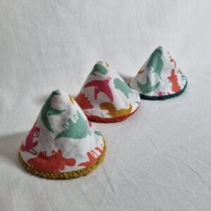 3 cônes pare-pipi dino