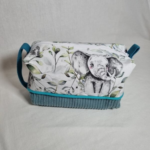 Trousse de naissance éléphant bleu glacier