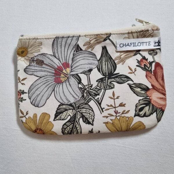 Pochette  éventail fleurs