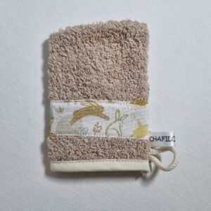 Gant d'apprentissage lapins beige