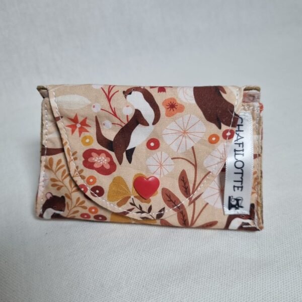 Pochette Range tétine loutres