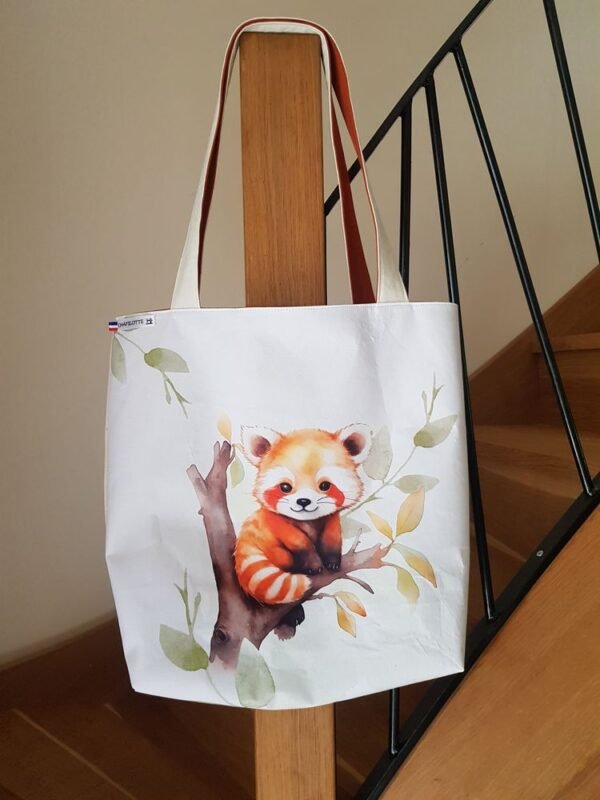 Sac cabas panda roux