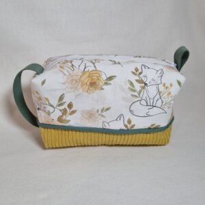 Trousse de naissance renard moutarde