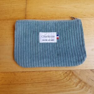 Pochette velours glacier