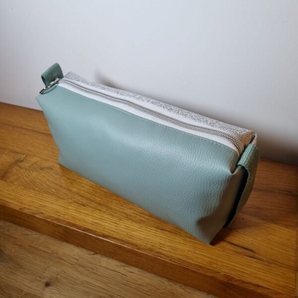 Trousse MAMAN argentée et vert d'eau – Image 2
