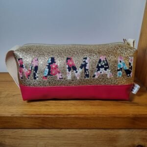Trousse MAMAN brillante et cerise