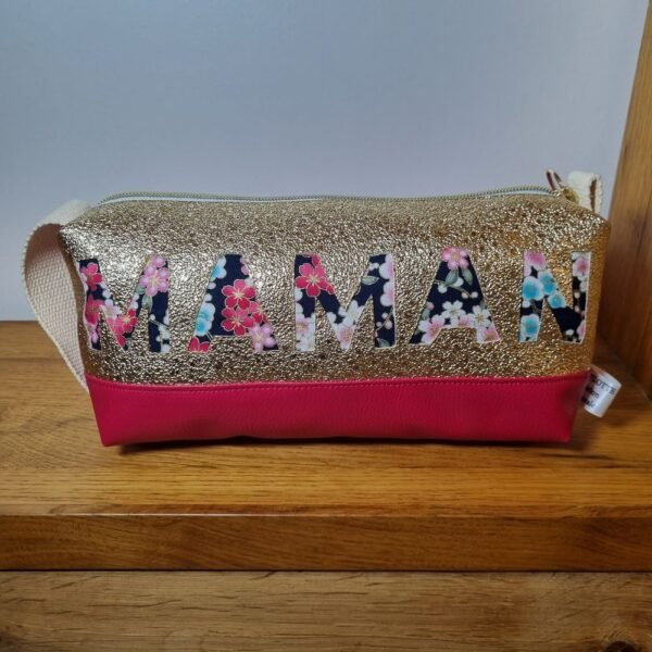 Trousse MAMAN brillante et cerise