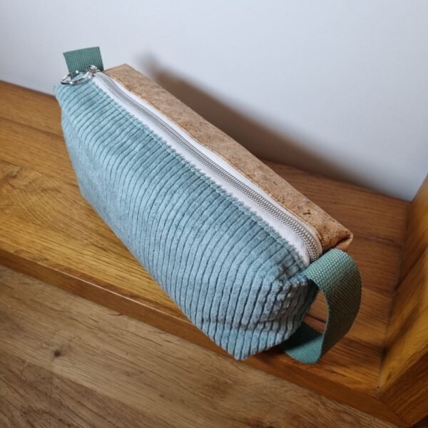 Trousse Maman velours vert d'eau – Image 2